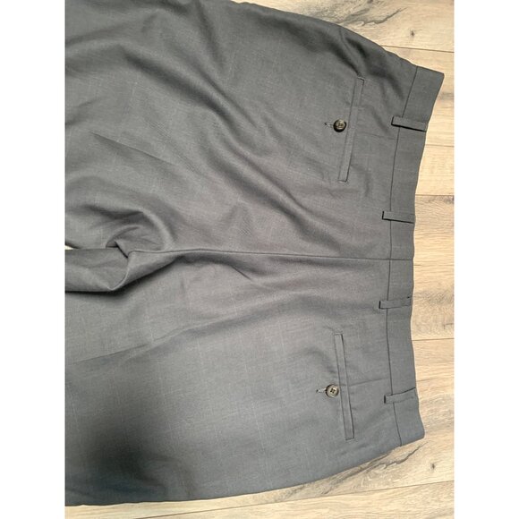 Ralph Ralph Lauren Men’s 38 Gray Polyester Blend CAO1129 Dress Pants Vintage 90s - Picture 5 of 8